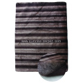 Faux Fur Shagy Rug with design